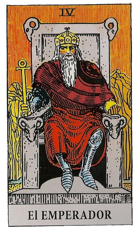 que significa el emperador en el tarot|4 EL EMPERADOR